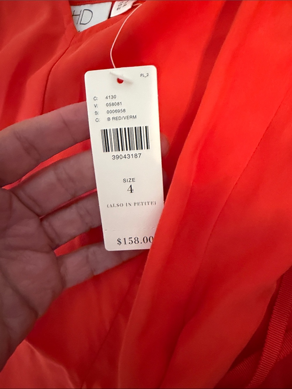 Anthropologie- HD in Paris Vibrant Coral Strappy Maxi Dress - Picture 10 of 13